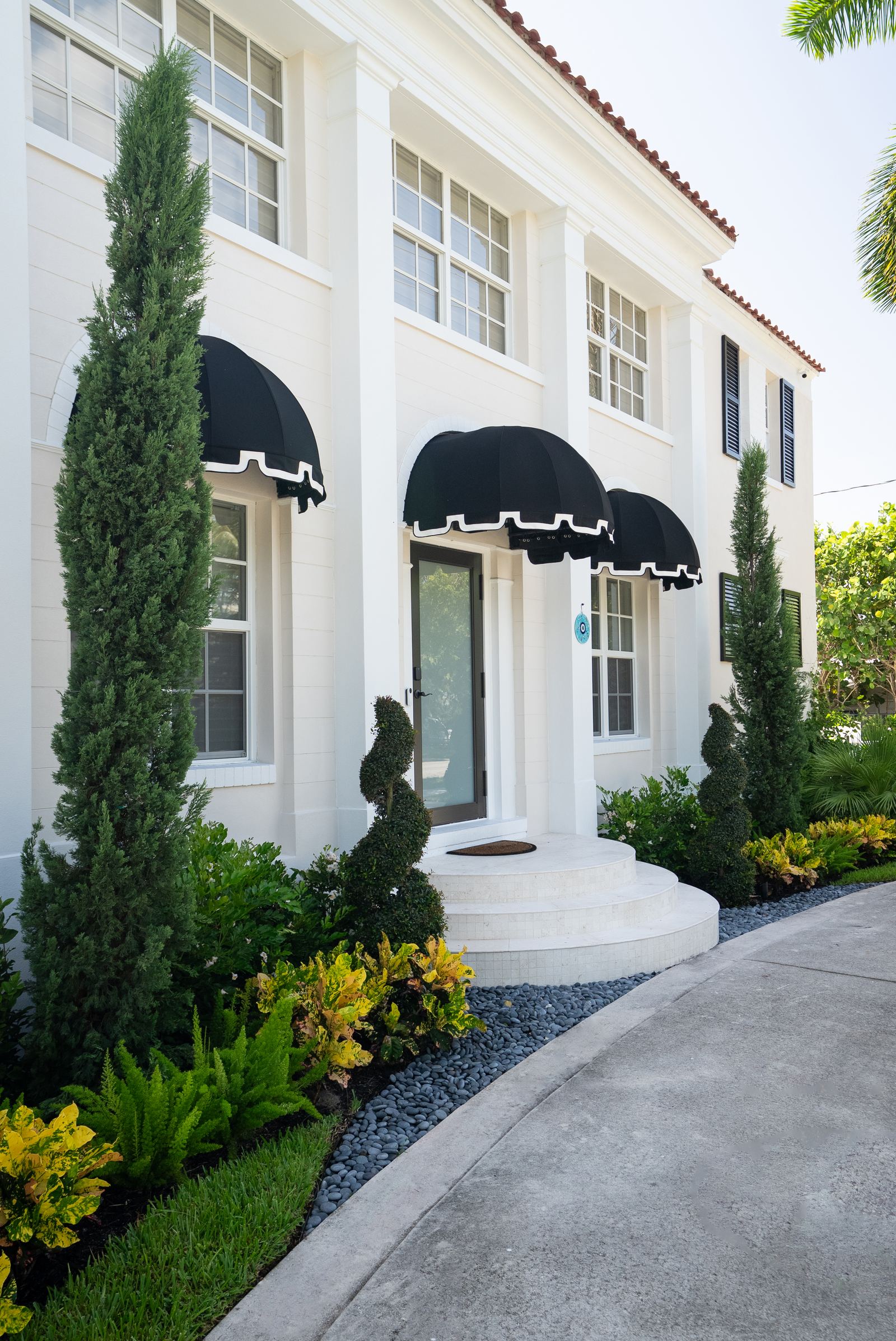 Completed landscape project by Delray Landscape